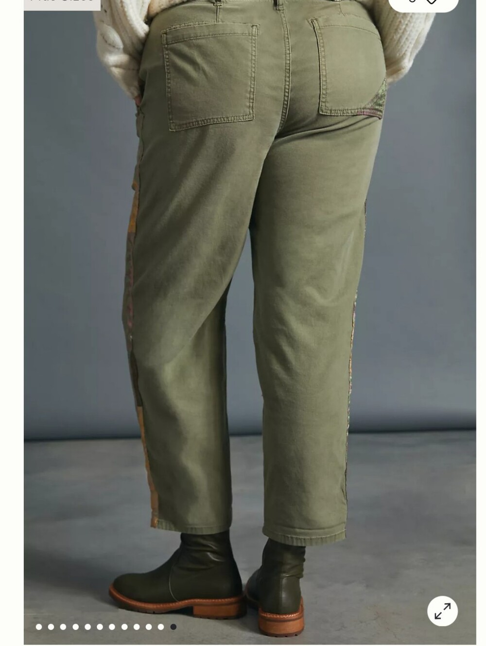 Pilcro The Wanderer Side-Striped Utility Pants 18W - Picture 6 of 16